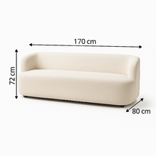 Sofa Moderno Boom (72x170x80cm)Blanco Ovejo