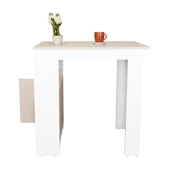 Barra de Cocina Atica, Blanco Duqueza y Capri, con un diseño moderno