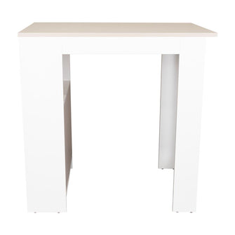 Barra de Cocina Atica, Blanco Duqueza y Capri, con un diseño moderno