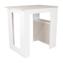 Barra de Cocina Atica, Blanco Duqueza y Capri, con un diseño moderno