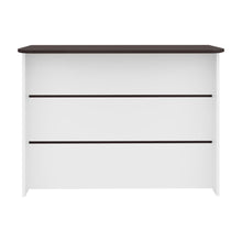 Barra de Cocina Diamante, Kronos Blanco y Kronos Nogal, Con Entrepaños ZF