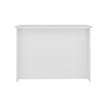 Barra de Cocina Diamante, Kronos Blanco Con Entrepaños ZF