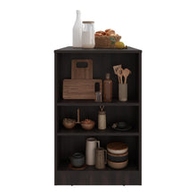 Barra de Cocina Portre, Kronos Nogal, con Amplia Superficie En La Mesa ZF