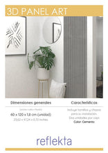 Panel Art 3D Decorativo, Agata, para Decorar tus Espacios X2