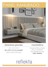 Panel Decorativo Ranurado, Agata, para Decorar tus Espacios X2