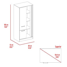 Closet Vanez, Capri y Fresno Europeo, una puerta abatible y un cajon