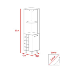 Bar Esquinero Wesley, Wengue y Miel, 2 Entrepaños 1 Puerta