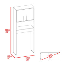 Gabinete de Baño Apolis, Fresno Europeo, Ideal Para Ahorrar Espacio X2