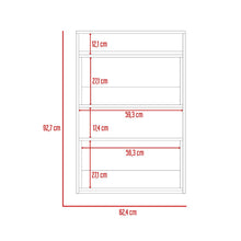 Gabinete de Baño Sensei, Miel y Blanco Duqueza, con superficies para ubicar objetos