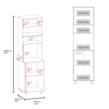 Alacena Antares, Blanco Kronos, con amplios espacios para almacenamiento ZF