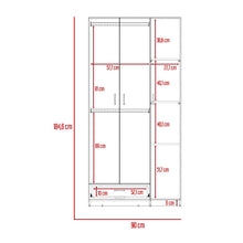 Closet Viltex, Blanco, con un cajon, amplios espacio para ropa