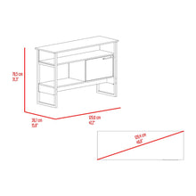 Mueble Auxiliar Recibidor Korina, Fresno Europeo, con Patas En Acero Negras