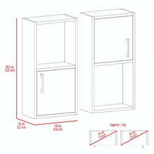 Gabinete de Baño Aqua 4, Bardolino, con Puerta Abatible X2 ZF