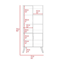 Biblioteca Real, Blanco, Humo y Carbón, con Cinco Entrepaños Dobles