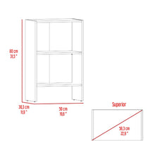 Biblioteca Eloy, Blanco Duqueza, con entrepaños para ubicar objetos decorativos