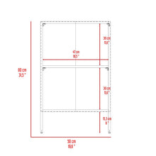 Biblioteca Eloy, Blanco Duqueza, con entrepaños para ubicar objetos decorativos