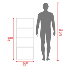 Biblioteca Eco Joy, Wengue, con dos puertas abatibles