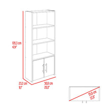 Biblioteca Eco Joy, Wengue, con dos puertas abatibles