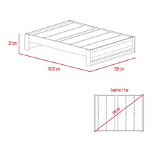 Combo para Habitación Natura, incluye Cama, Cabecero, Baul, Closet y Mesas de Noche
