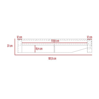 Combo para Habitación Vieno, incluye Cama y Closet