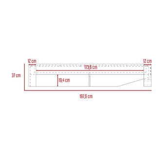 Combo para Habitación Natura, incluye Cama, Cabecero, Baul, Closet y Mesas de Noche