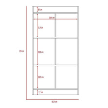 Mueble Multiusos Novak, Wengue, con Cuatro Espacios