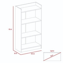 Mueble Multiusos Novak, Wengue, con Cuatro Espacios