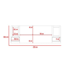 Combo Cabecero y Mesa de Noche Natura, Macadamia, con diseño moderno