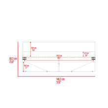 Combo para Habitación Beker, Incluye Cama Doble - Colchón y Mesa de Noche