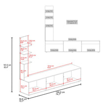 Centro de Entretenimiento Canarias, Positano y Wengue, Con capacidad para tv hasta de 65" ZF