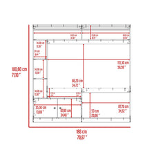 Mesa Para Tv Roy, Capri y Fresno Europeo, con Espacio Para Televisor de 50 Pulgadas