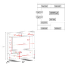 Mesa Para Tv Roy, Blanco Duqueza, con Espacio Para Televisor de 50 Pulgadas