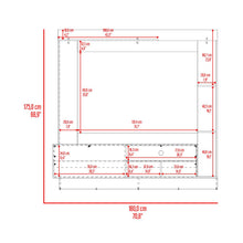 Mesa Para Tv Doha, Cocoa y Miel, Con Variedad de Entrepaños