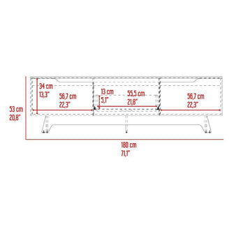 Combo Habitación Glock, Incluye Closet y Mesa Para TV