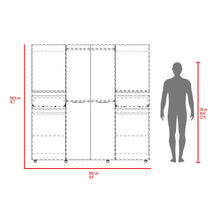 Closet Grande Imperial 200x200 Wengue y Fresno Europeo