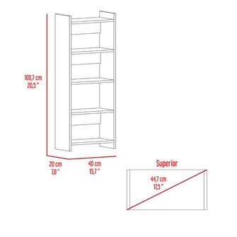 Combo Para Oficina, Buey, Incluye Escritorio y Biblioteca ZF - VIRTUAL MUEBLES