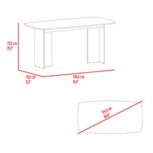Comedor Bangok, Fresno Europeo, con diseño practico y funcional No incluye Sillas