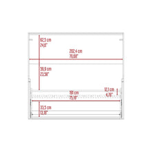 Cama Escritorio Multifuncional Kent, Macadamia y Plata Oscuro, diseñado para ahorrar espacio