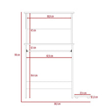 Escritorio Melvac, Wengue, con porta teclado y rieles metálicos