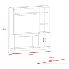 Mesa para Tv Romeo, Fresno Europeo, con Espacio Para Televisor para 55 Pulgadas
