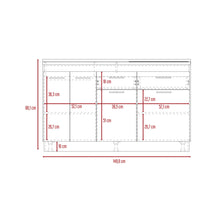 Gabinete Inferior Galapa, Blanco y Beige, Sirve Para Mesón Derecho O Izquierdo