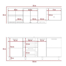 Cocina Integral  Karlot, Miel y Blanco, no incluye mesón