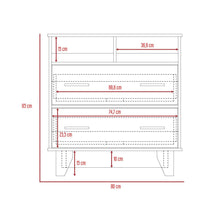 Organizador Atriz, Cobre, con Dos Cajones Organizadores y Manijas Metálicas