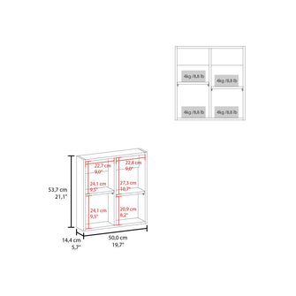 Gabinete de Baño Luma, Blanco Duqueza, con Puerta Espejo y Dos Entrepaños Para Ubicar Múltiples Objetos ZF