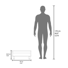 Mesa de Centro Pity, Blanco, con Patas En Acero Cromado ZF