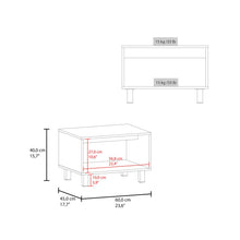 Combo Para Sala Pity, Kronos Blanco, Incluye Mesa para TV 65" y Mesa de Centro ZF
