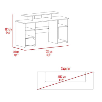 Combo Berkli, Incluye Monitor- Escritorio y Silla Gamer