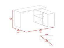 Escritorio En L Axis, Milan, con Una Puerta Batiente