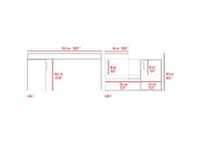 Escritorio En L Axis, Milan, con Una Puerta Batiente