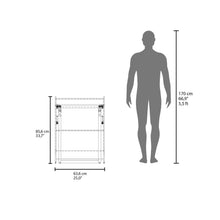 Escritorio Plegable Lesli, Blanco Duqueza, con un diseño funcional y practico